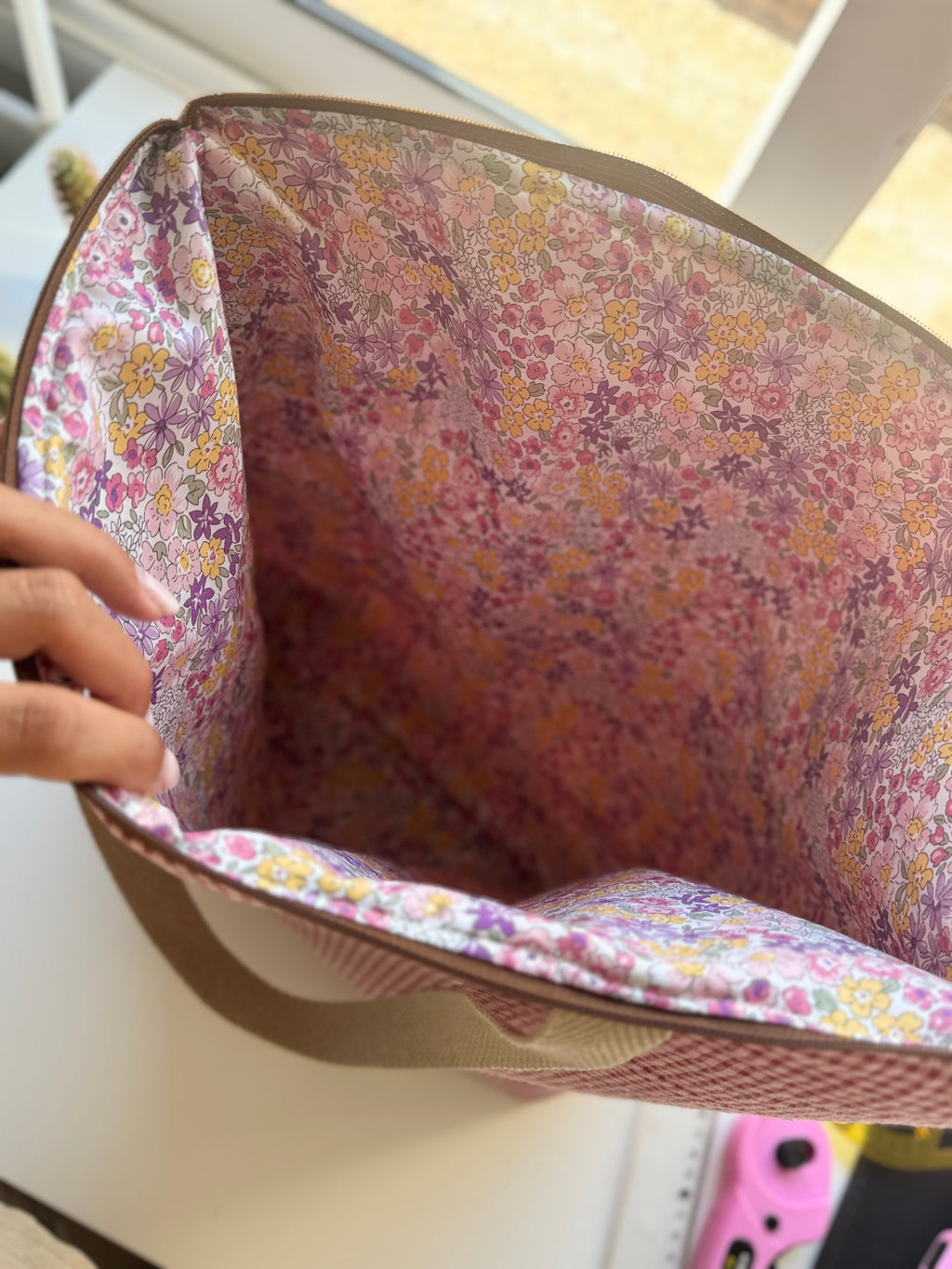 Tote Bruma · Vichy Cherry 🍒