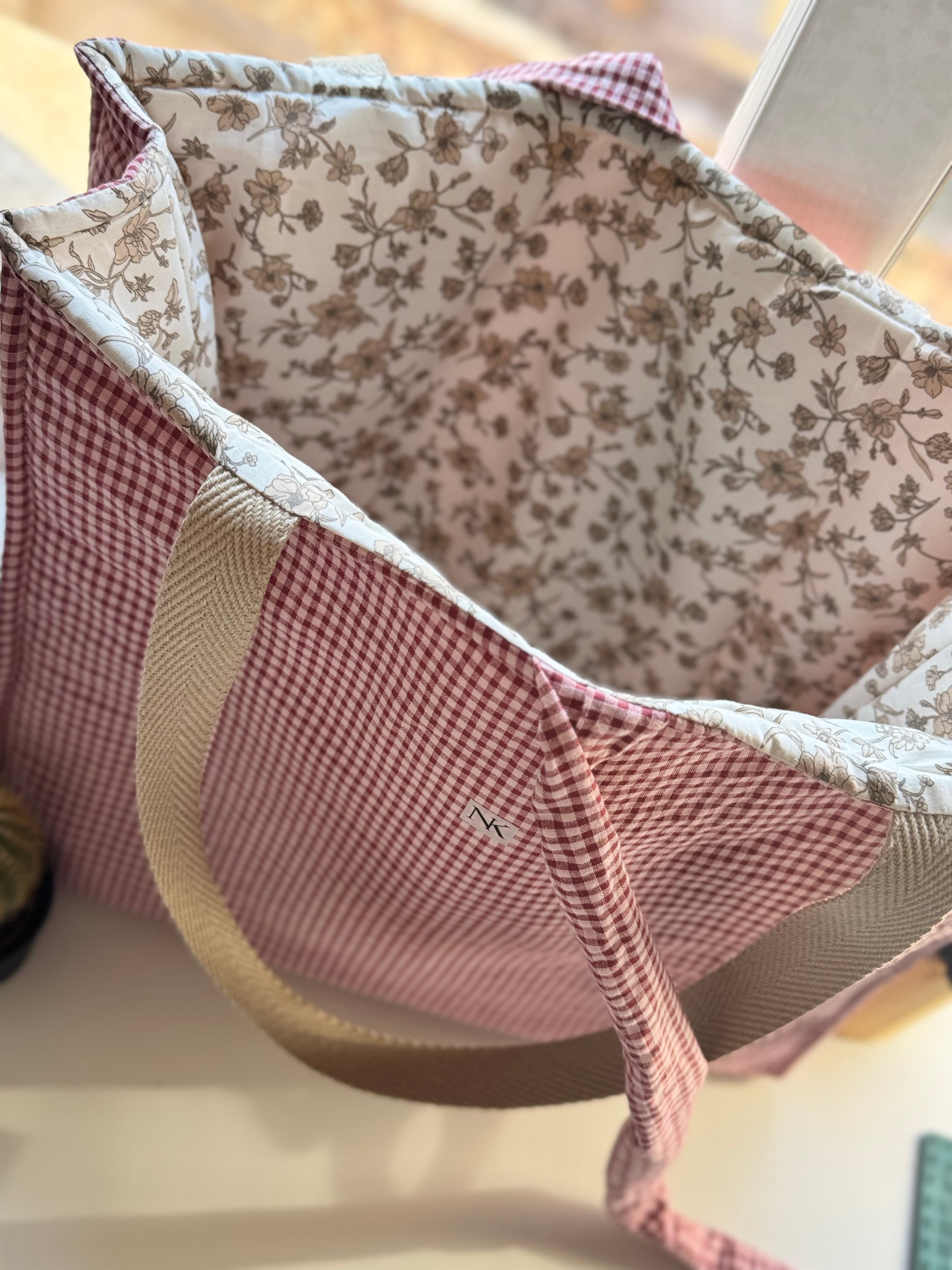 Tempesta · Tote Bag Shopper Vichy Cherry