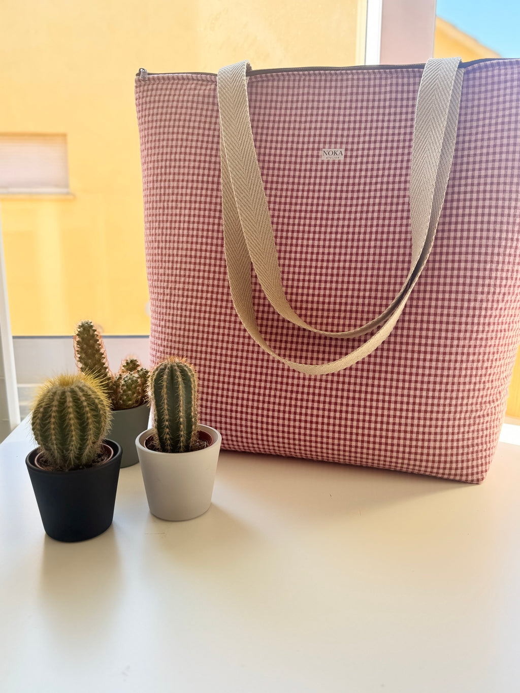 Tote Bruma · Vichy Cherry 🍒