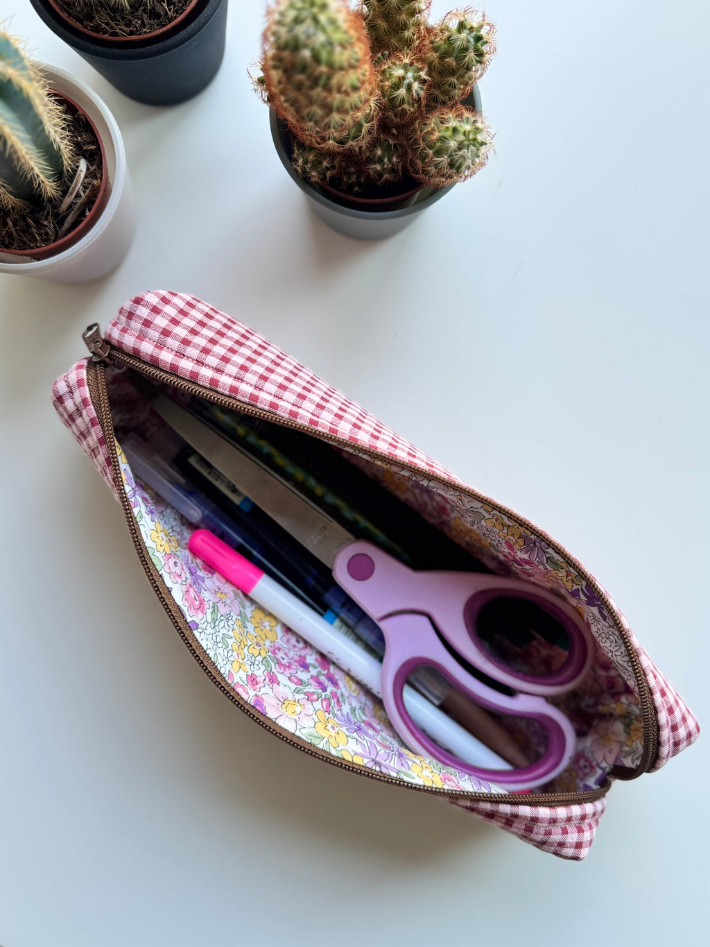 Estuche Vichy Cherry