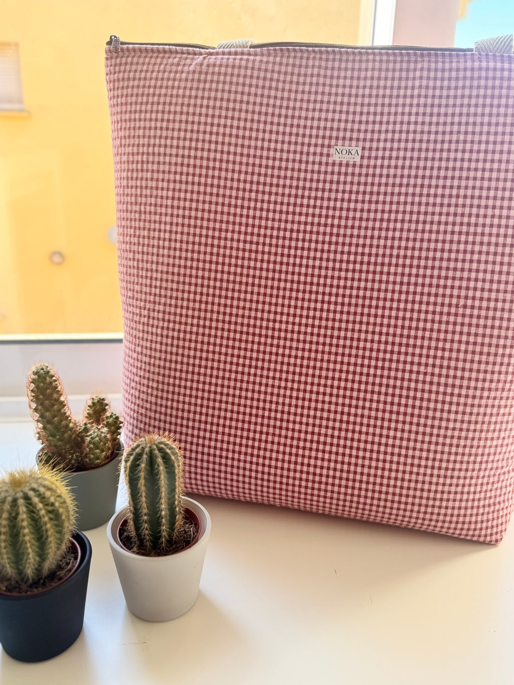 Tote Bruma · Vichy Cherry 🍒