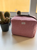 Neceser Midi Vichy cherry